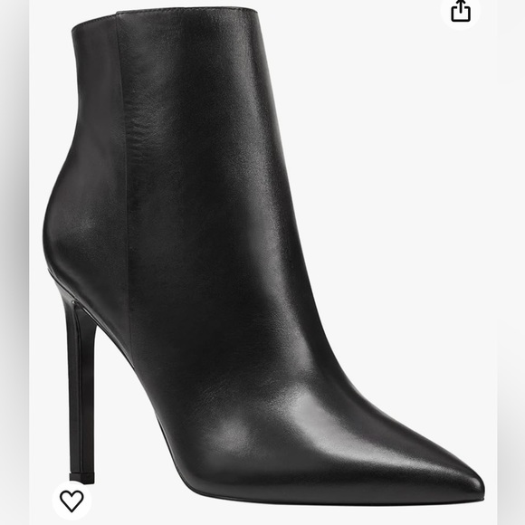 Nine West Black Ankle Boots - Picture 2 of 7